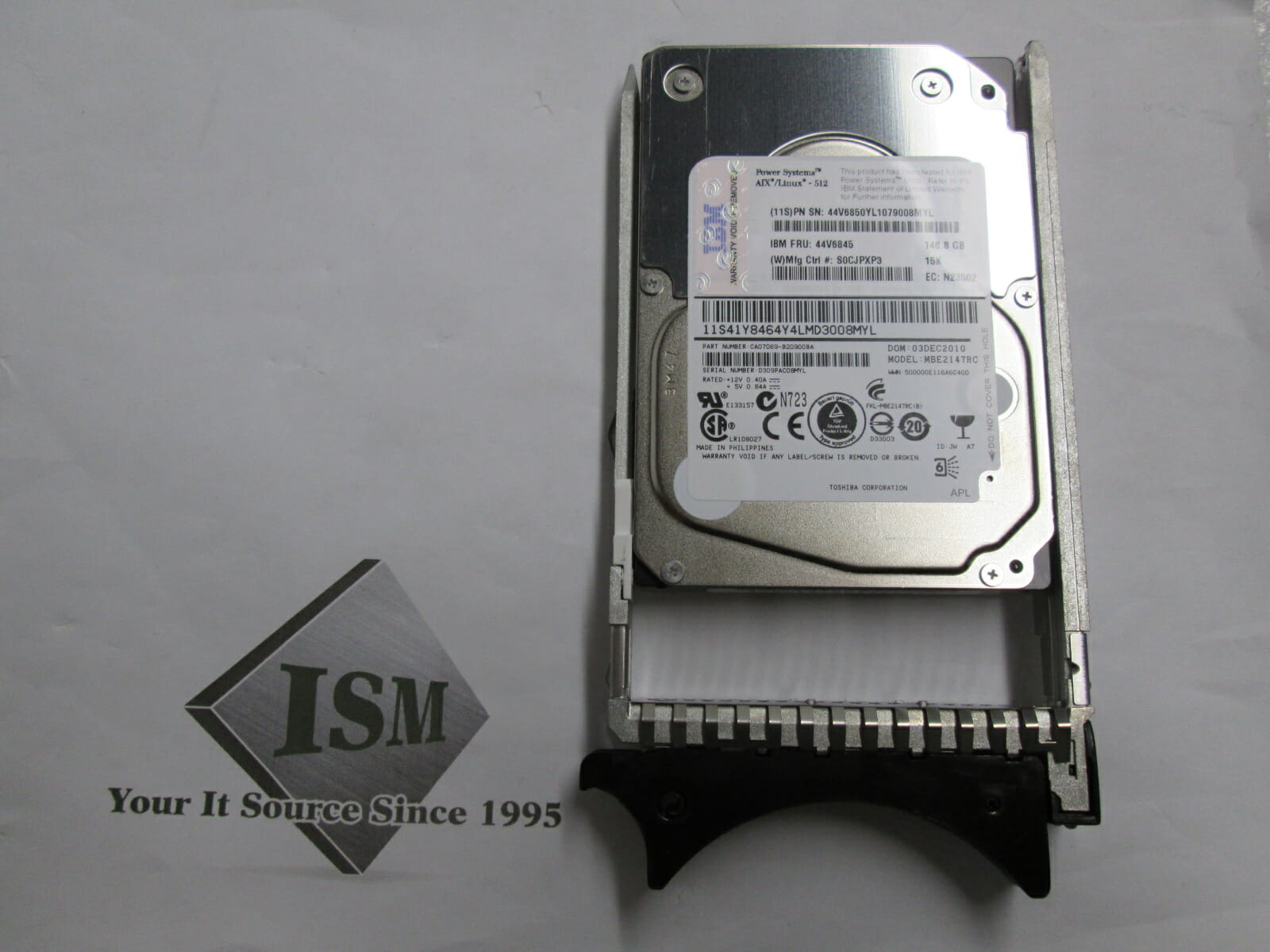 IBM 1886 146Gb SAS Disk 44V6845 198C 00E6169 44V6843 44V6850