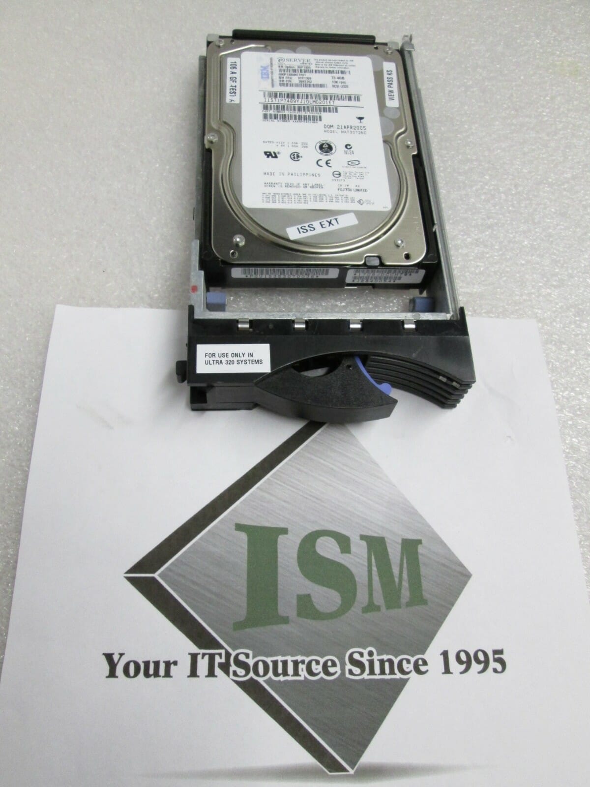 Renewed IBM HDD 300GB 10K U320 SCSI HS 